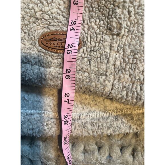 Woolrich soft sherpa hooded jacket size med - Picture 5 of 8